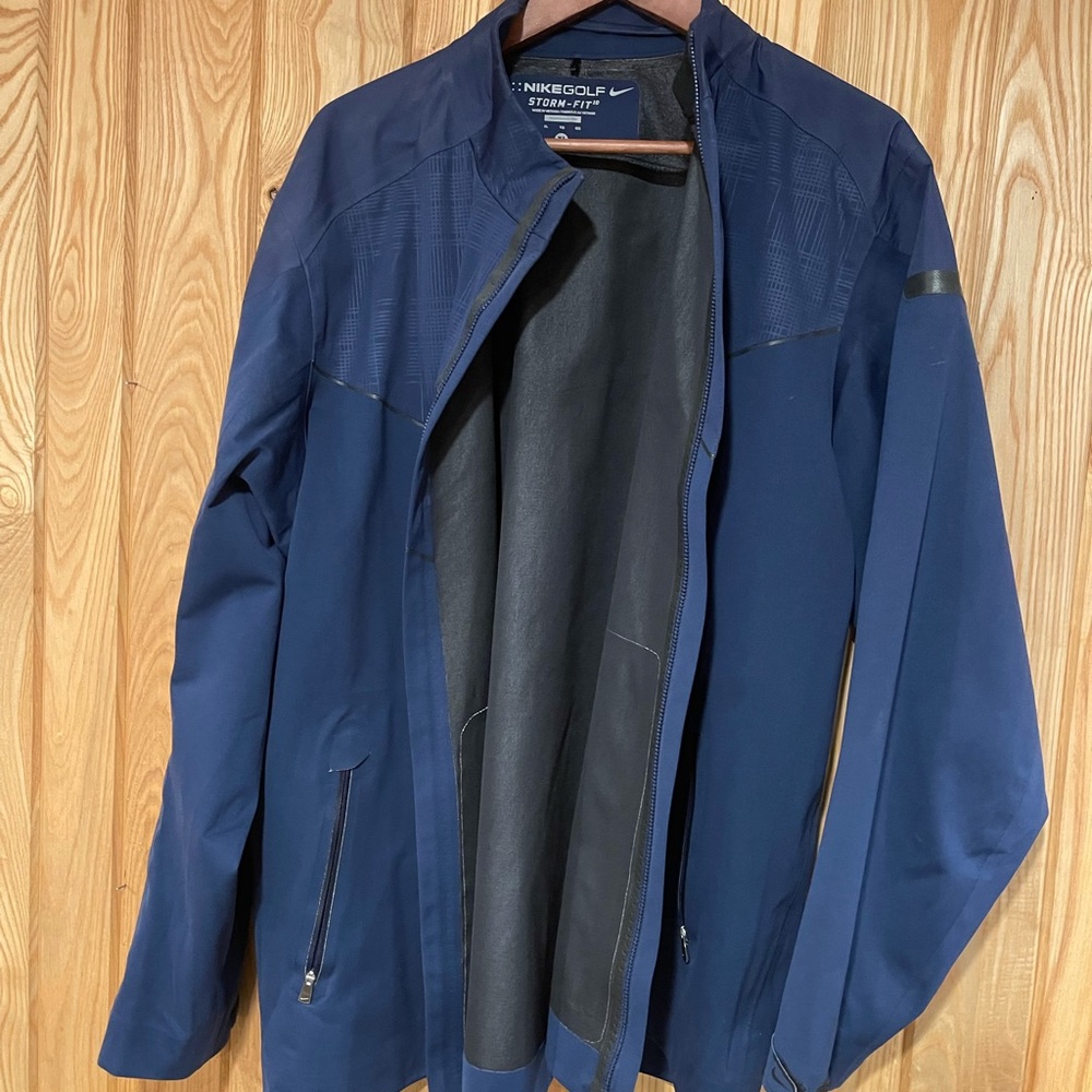 Nike golf storm fit navy blue jacket
